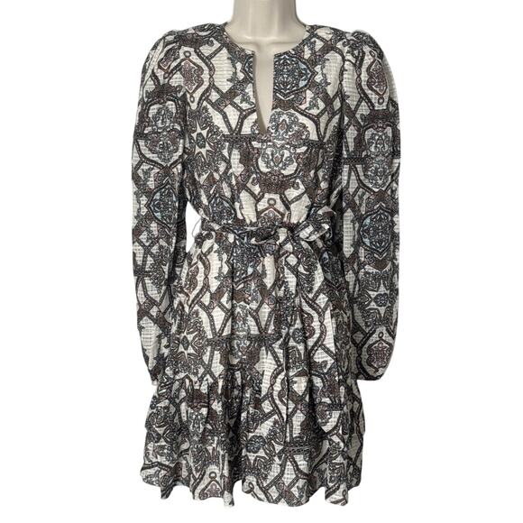 Marie Oliver Preston Opal Medallion Print Mini Dress Size XS - Picture 4 of 12